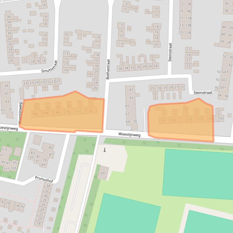 Kaart van postcodegebied 8172CV.