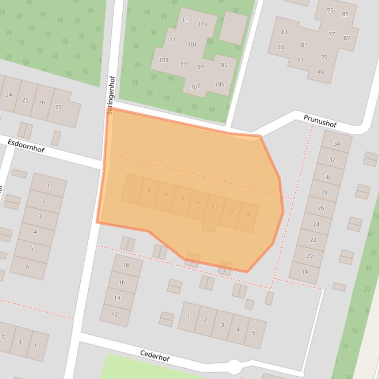 Kaart van postcodegebied 8172DK.