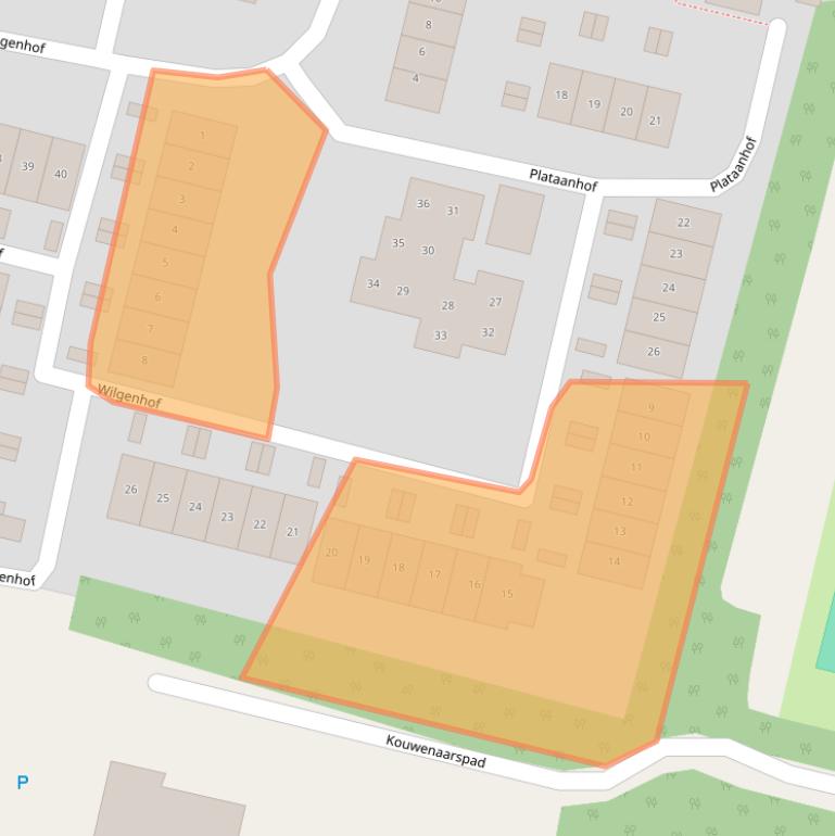 Kaart van postcodegebied 8172DP.