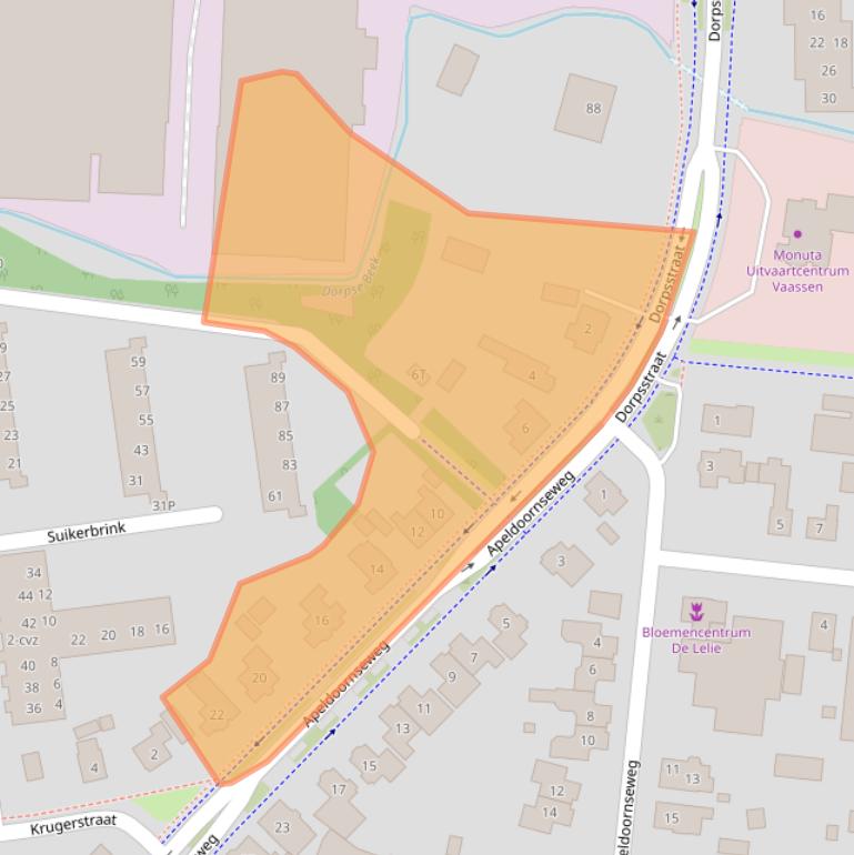 Kaart van postcodegebied 8172EK.