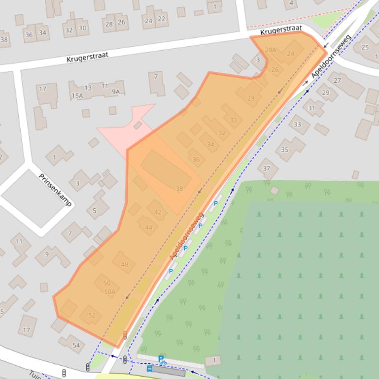 Kaart van postcodegebied 8172EL.