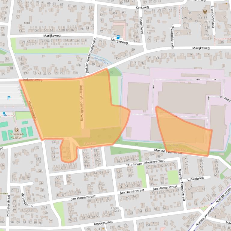 Kaart van postcodegebied 8172XR.