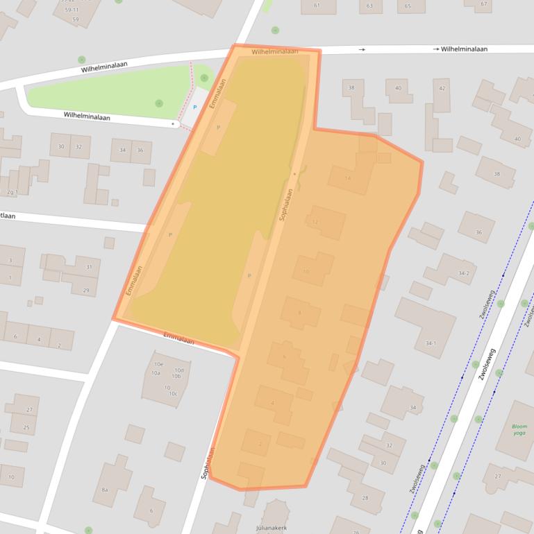 Kaart van postcodegebied 8181AT.