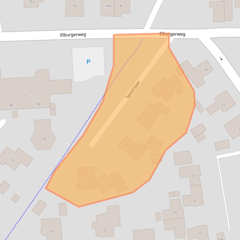 Kaart van postcodegebied 8181DA.