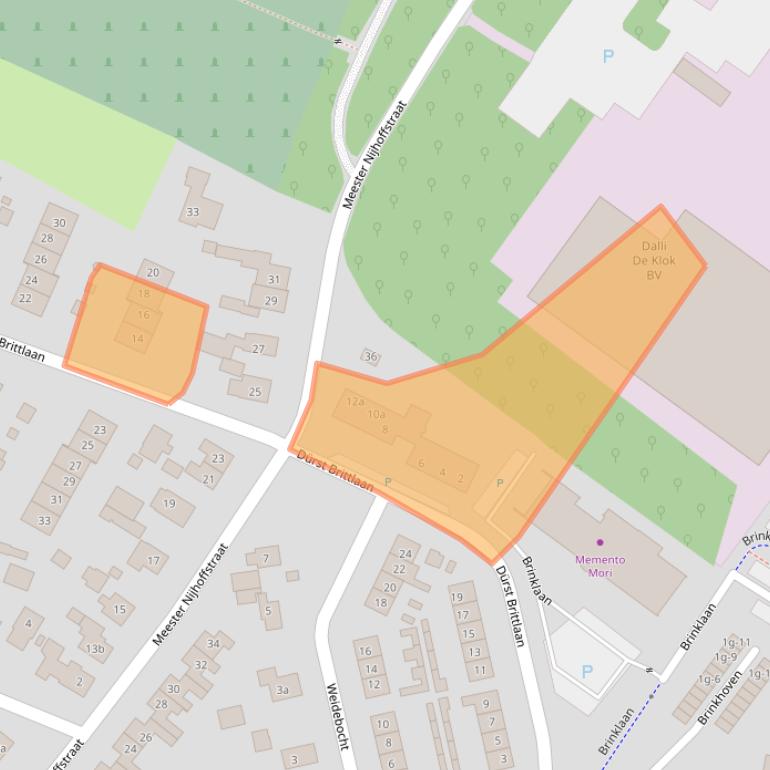 Kaart van postcodegebied 8181EE.