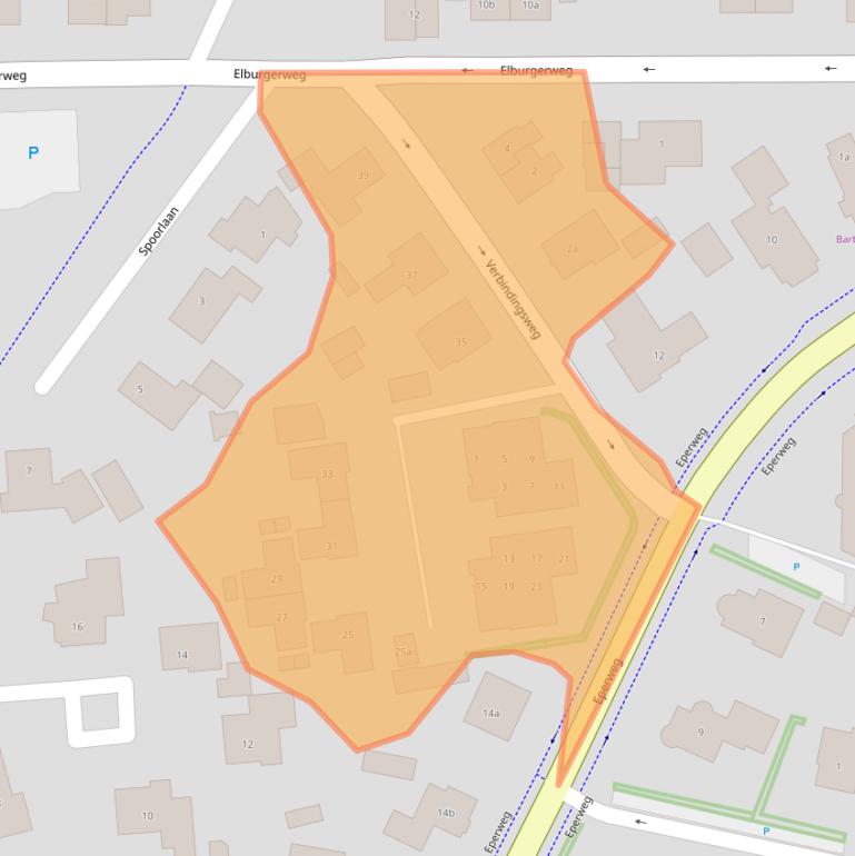 Kaart van postcodegebied 8181ER.