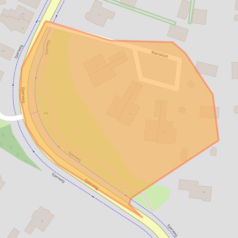 Kaart van postcodegebied 8181EZ.