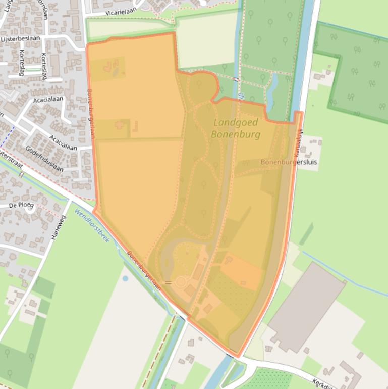 Kaart van postcodegebied 8181HC.