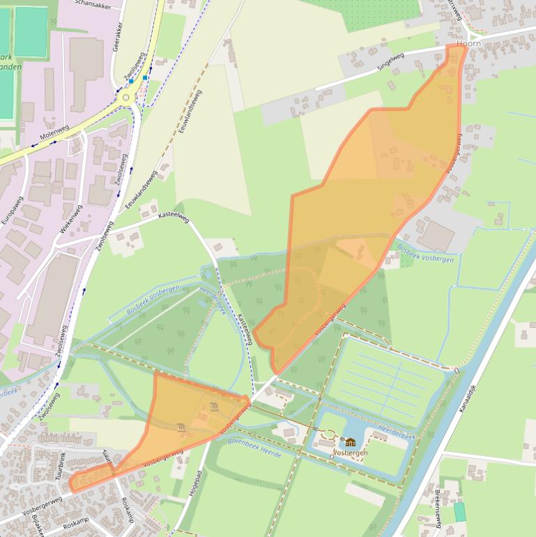 Kaart van postcodegebied 8181JK.