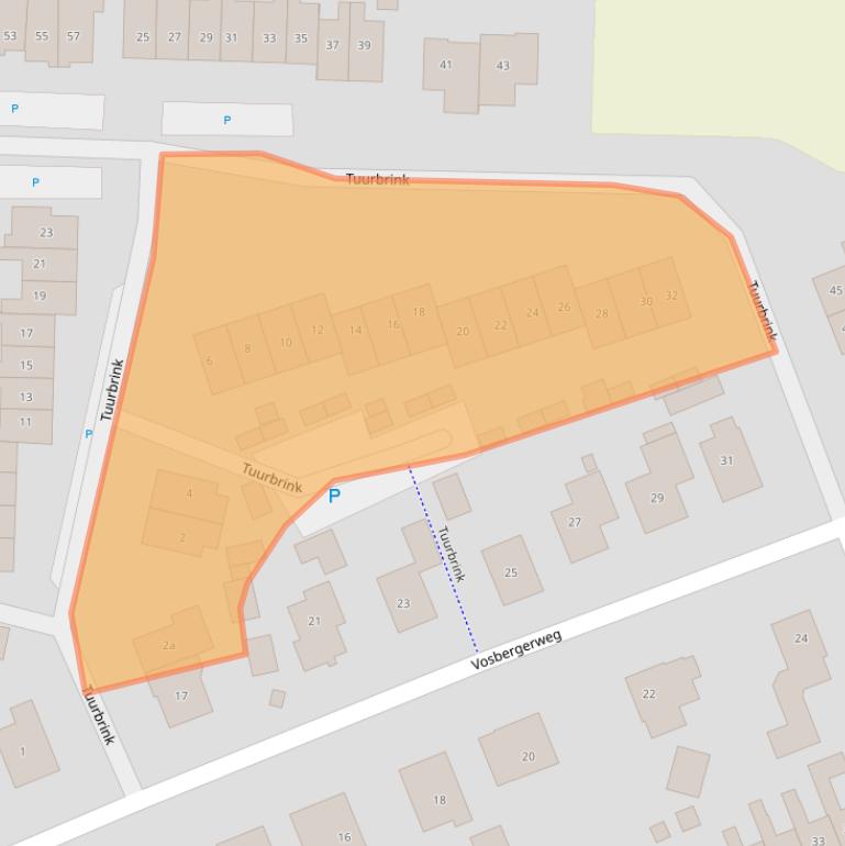 Kaart van postcodegebied 8181JL.