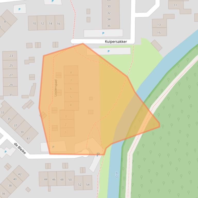 Kaart van postcodegebied 8181KH.