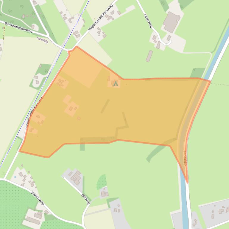 Kaart van postcodegebied 8181LH.