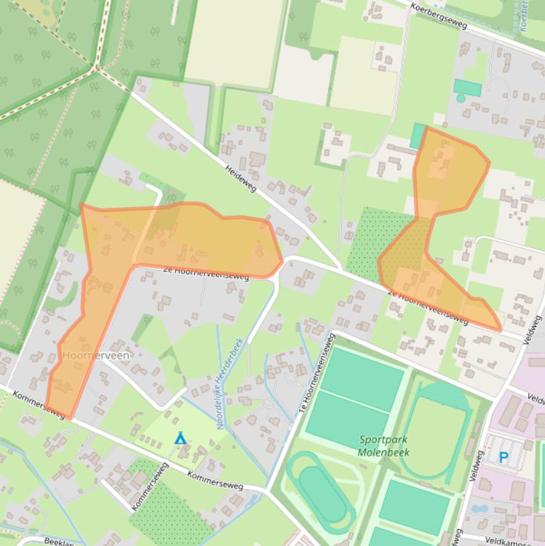 Kaart van postcodegebied 8181LT.