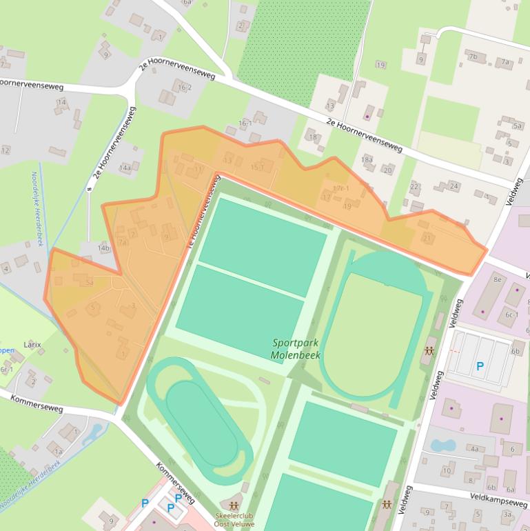 Kaart van postcodegebied 8181LW.