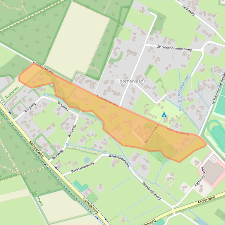 Kaart van postcodegebied 8181LX.