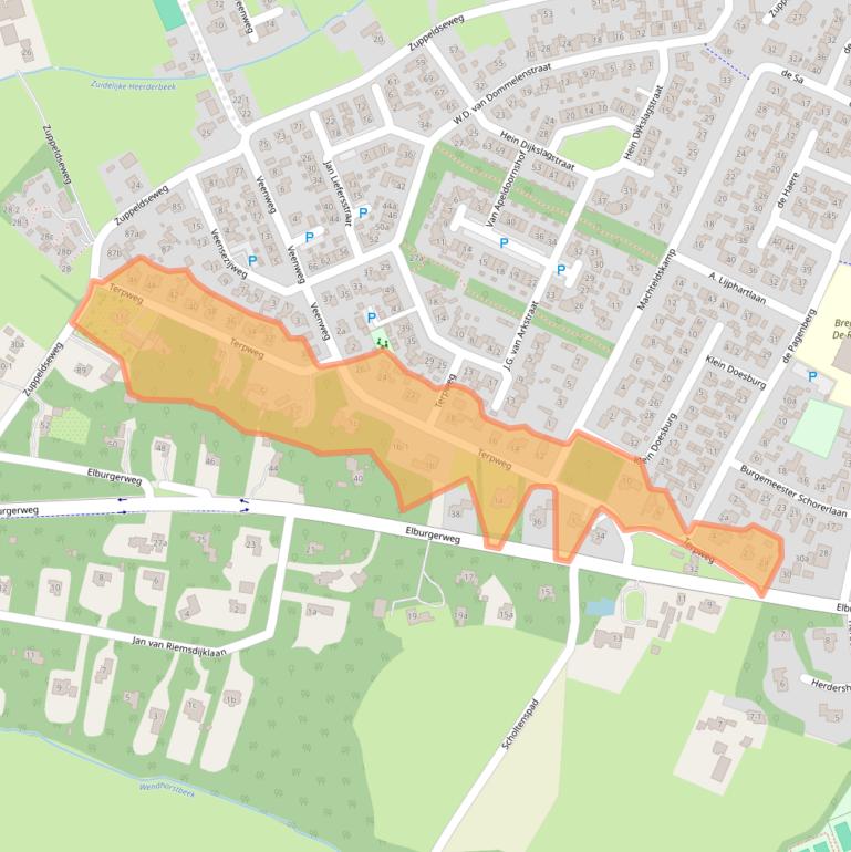 Kaart van postcodegebied 8181NK.
