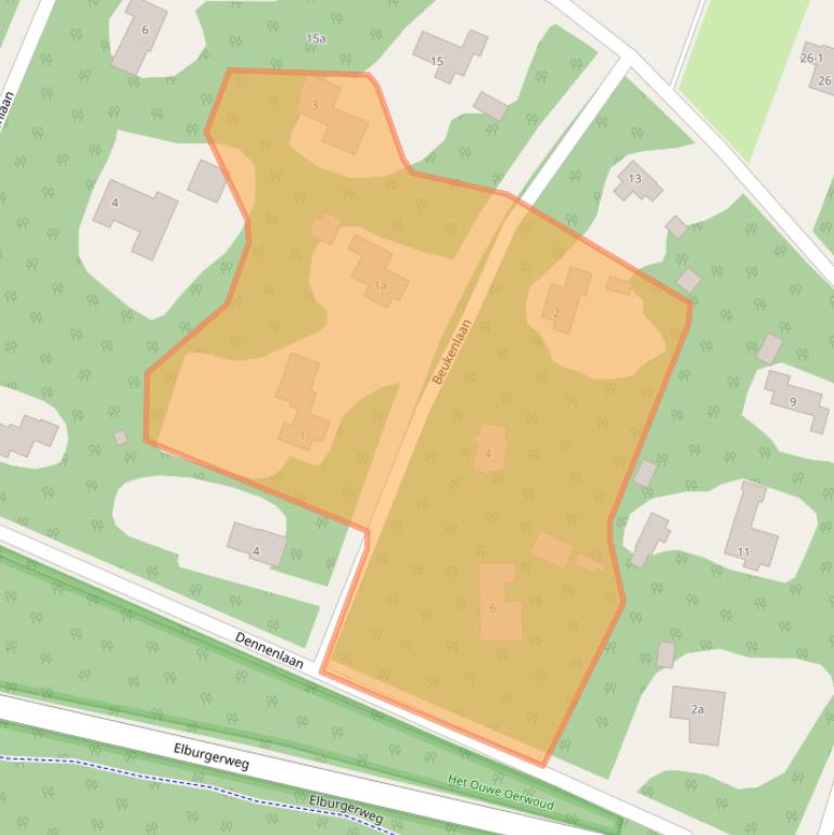 Kaart van postcodegebied 8181NR.