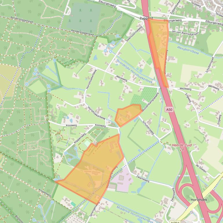 Kaart van postcodegebied 8181PK.