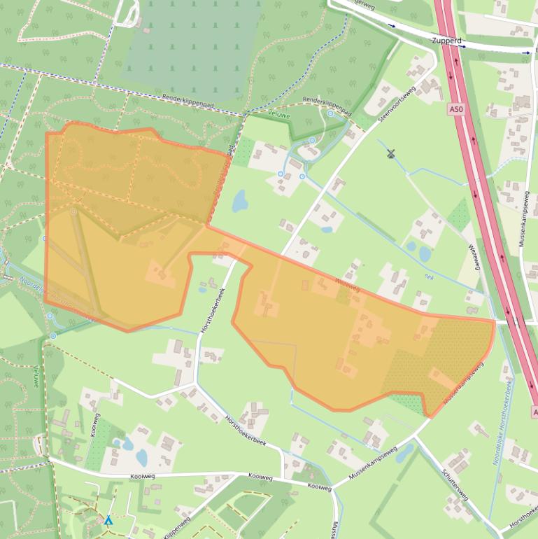 Kaart van postcodegebied 8181PN.