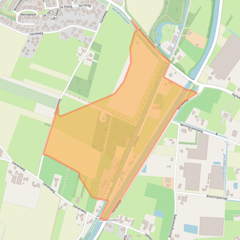 Kaart van postcodegebied 8181RK.