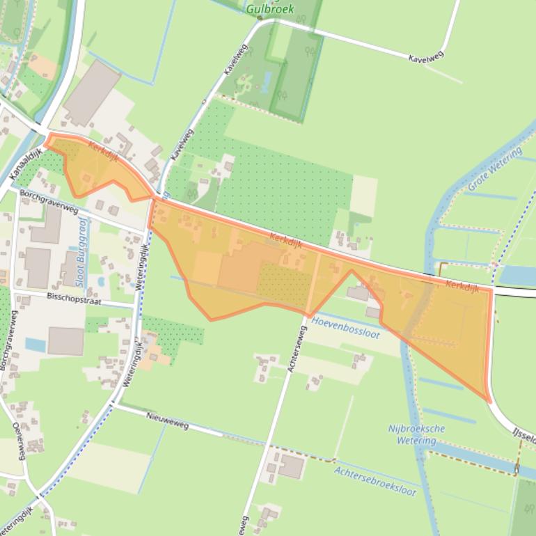 Kaart van postcodegebied 8181RP.