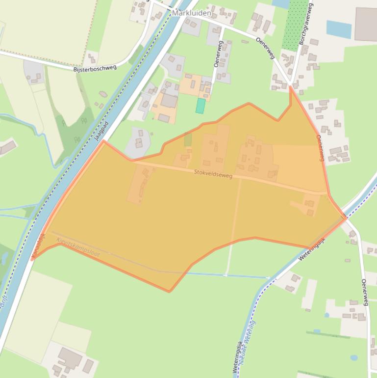 Kaart van postcodegebied 8181RS.