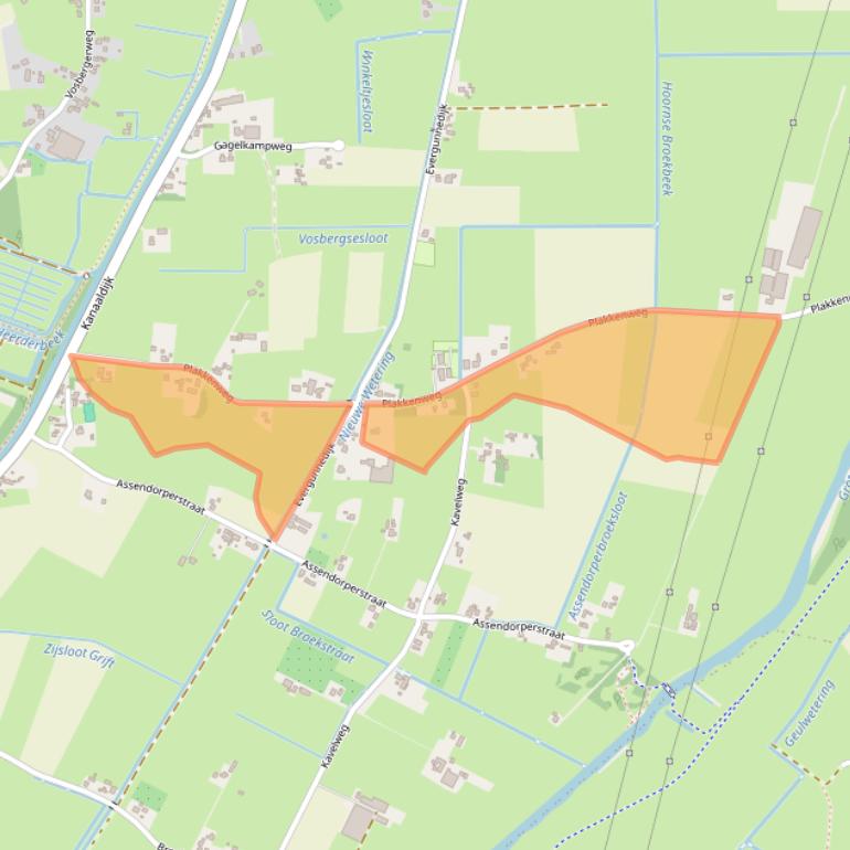 Kaart van postcodegebied 8181SP.