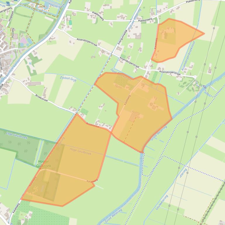 Kaart van postcodegebied 8181SX.