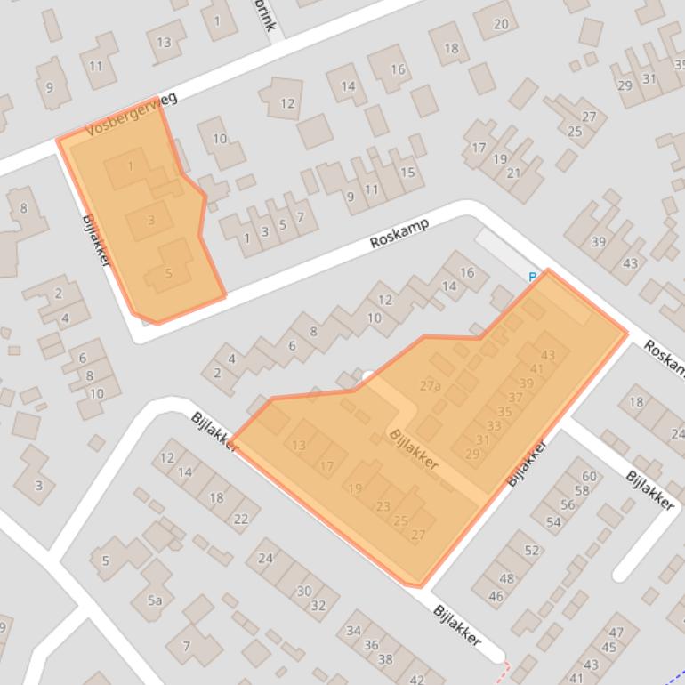 Kaart van postcodegebied 8181TG.