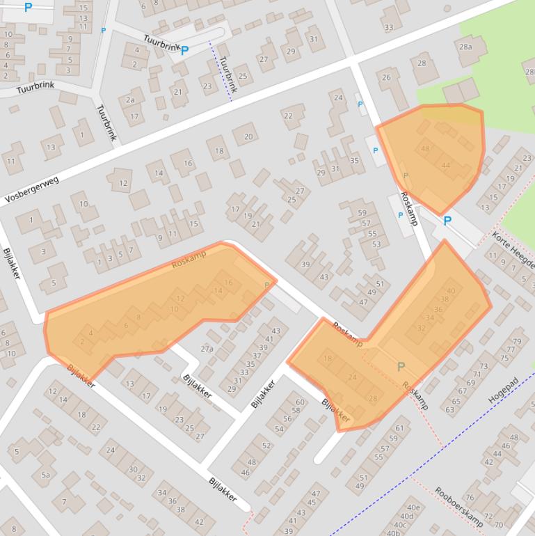 Kaart van postcodegebied 8181TH.