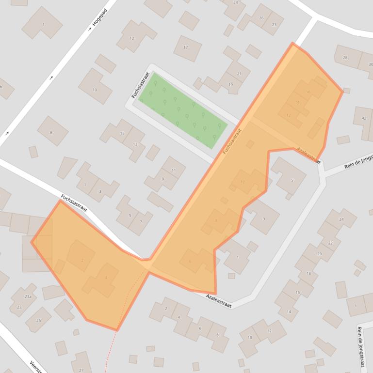 Kaart van postcodegebied 8181TS.