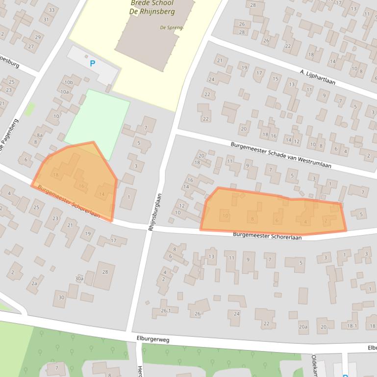 Kaart van postcodegebied 8181XK.