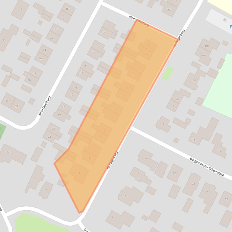 Kaart van postcodegebied 8181ZH.