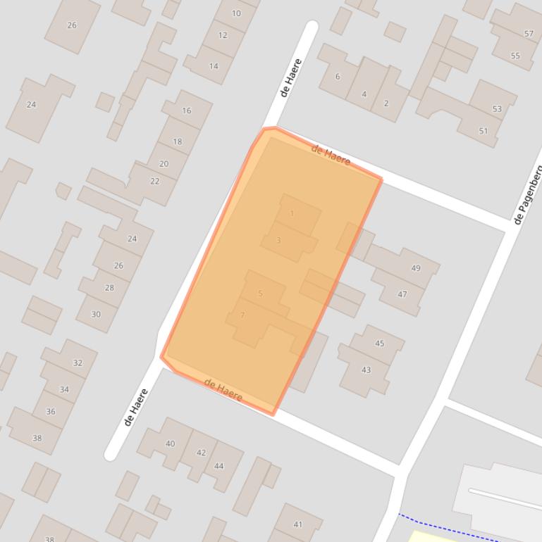 Kaart van postcodegebied 8181ZK.