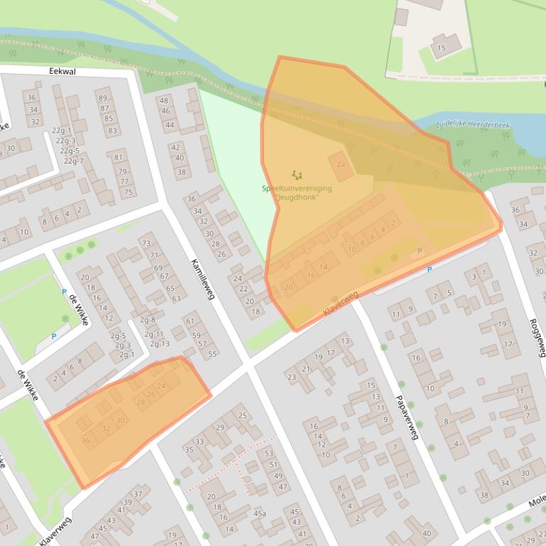 Kaart van postcodegebied 8181ZR.