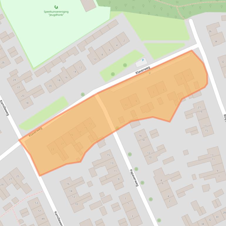 Kaart van postcodegebied 8181ZT.