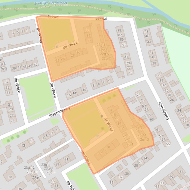 Kaart van postcodegebied 8181ZW.