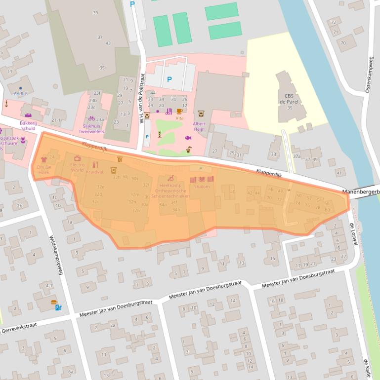 Kaart van postcodegebied 8191AE.