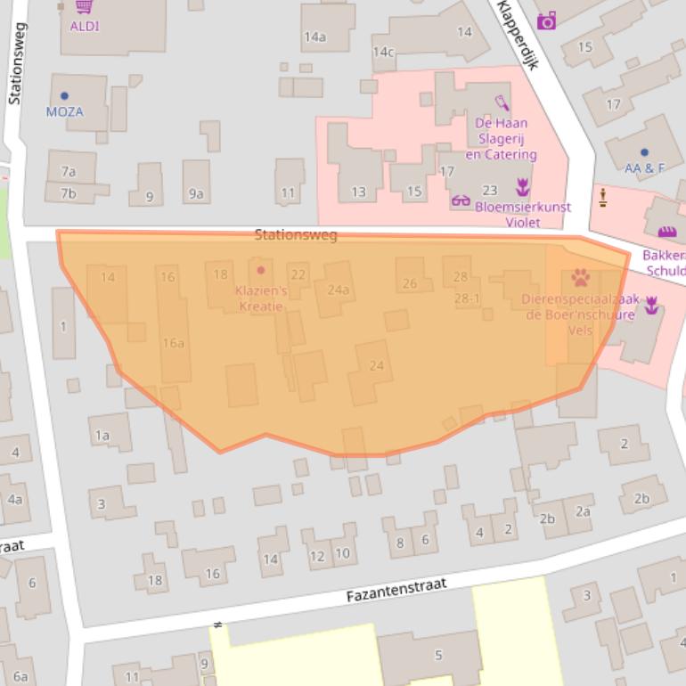 Kaart van postcodegebied 8191AH.