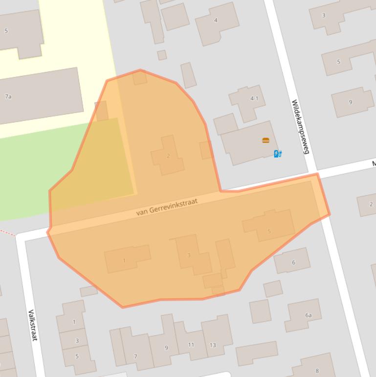 Kaart van postcodegebied 8191AK.