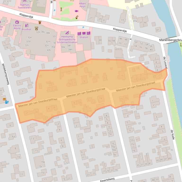 Kaart van postcodegebied 8191AL.