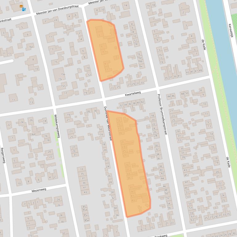 Kaart van postcodegebied 8191AM.
