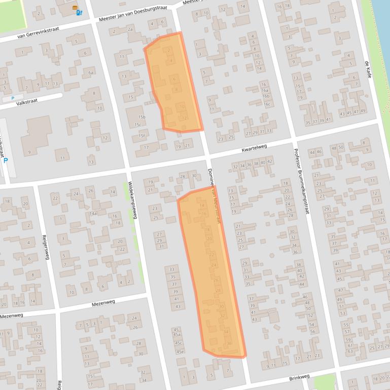 Kaart van postcodegebied 8191AN.
