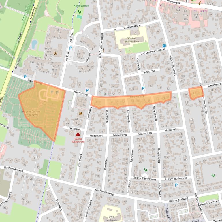 Kaart van postcodegebied 8191AS.