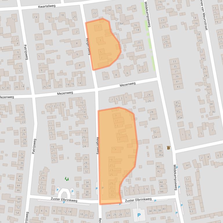 Kaart van postcodegebied 8191BL.