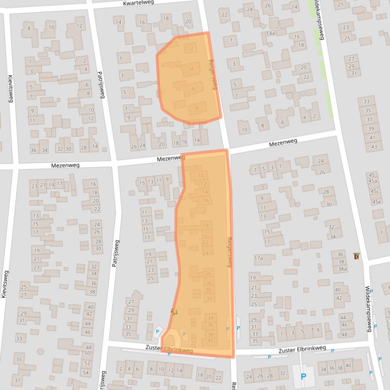 Kaart van postcodegebied 8191BM.