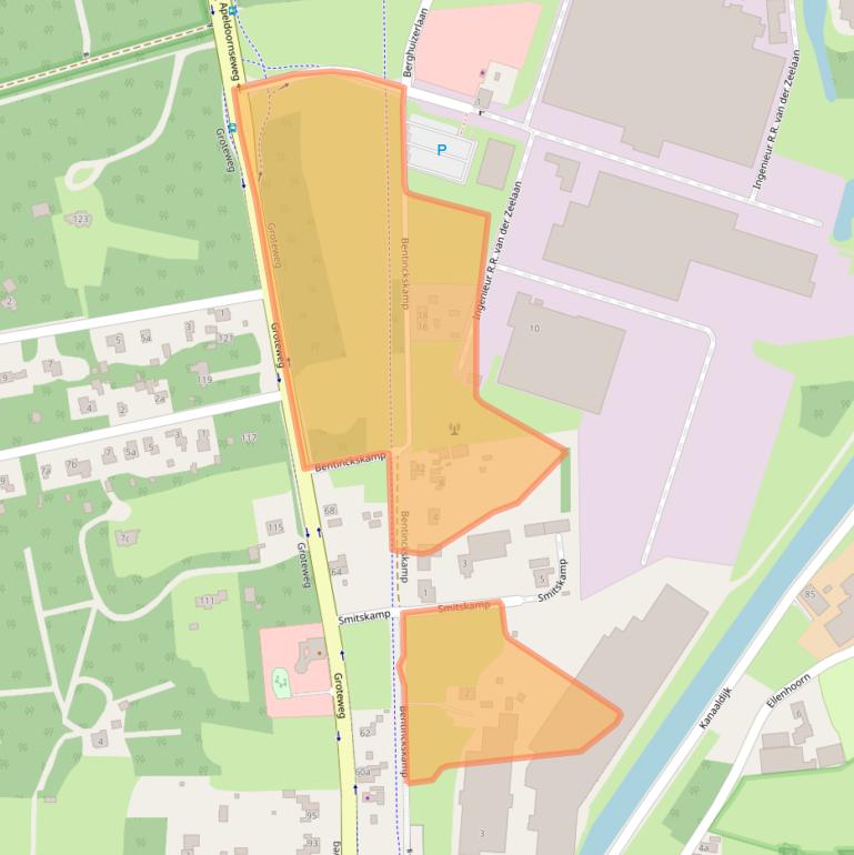 Kaart van postcodegebied 8191HB.