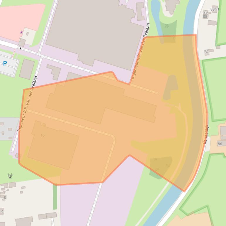 Kaart van postcodegebied 8191HZ.