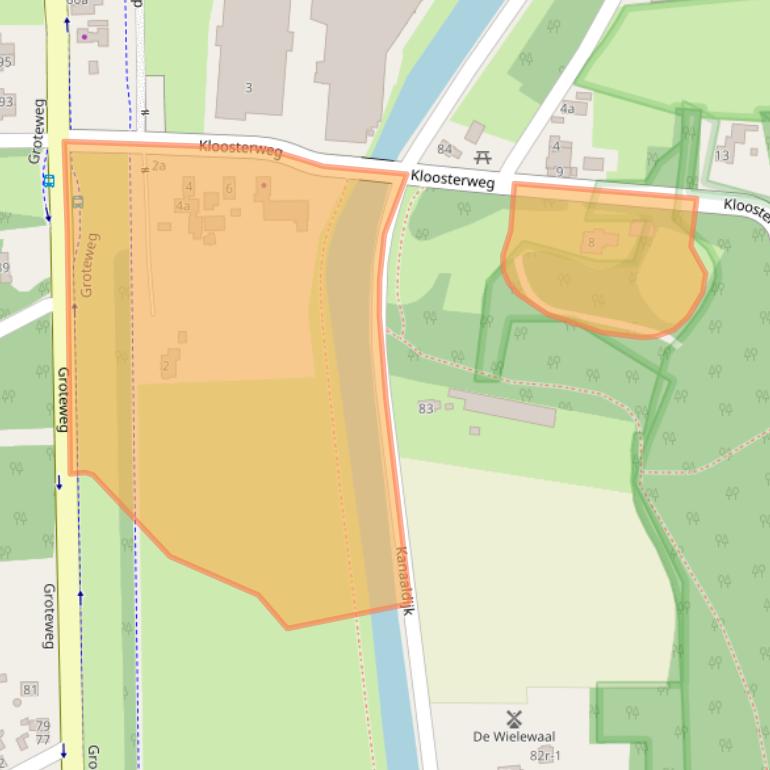 Kaart van postcodegebied 8191JB.