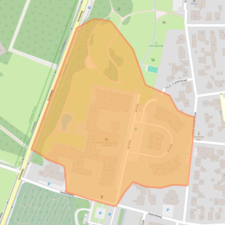 Kaart van postcodegebied 8191JE.